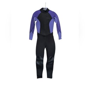 Mountain Warehouse UPF 50+ Purple and Black Wetsuit Size 4-6